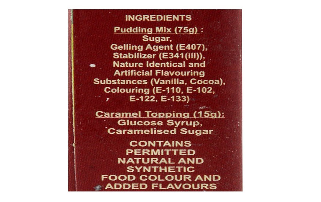 Harnik Chocolate Pudding Mix    Box  90 grams